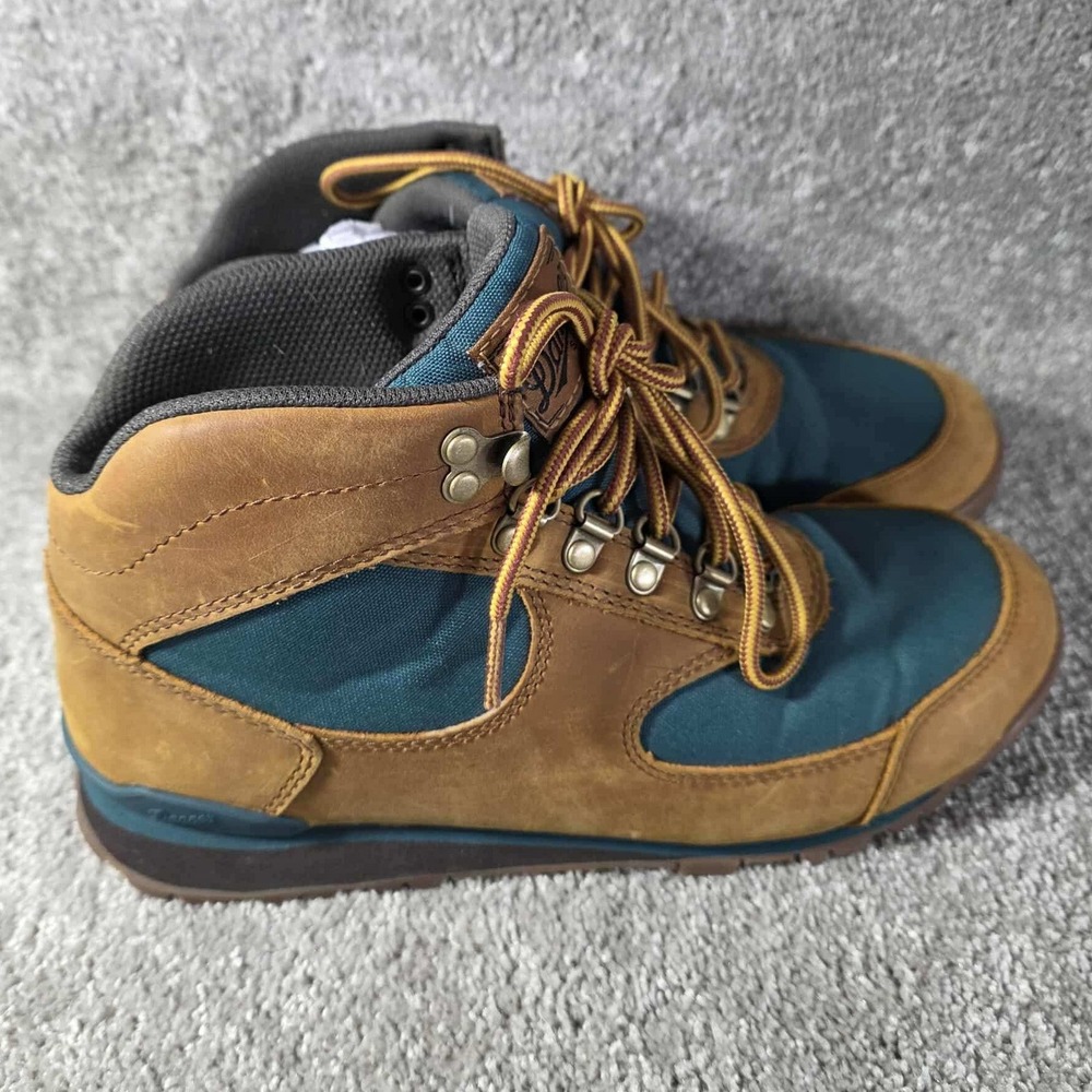 Danner‎ Jag Trail Boots Waterproof Leather Suede Teal Tan - Womens Size 7.5